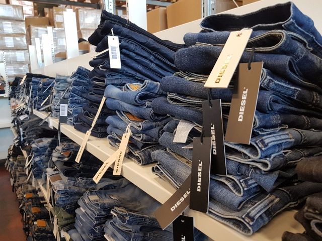 Branded jeans mix Europe