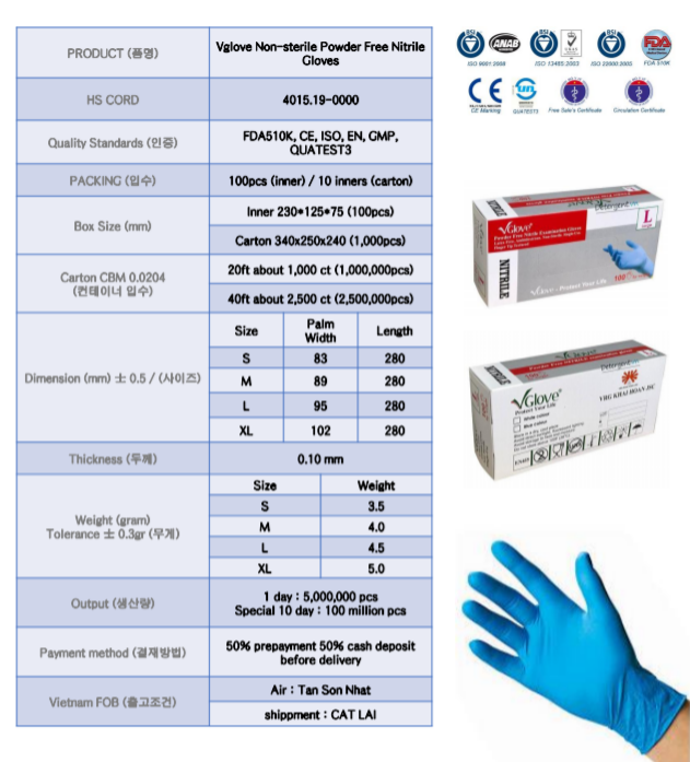 nitrile gloves otg