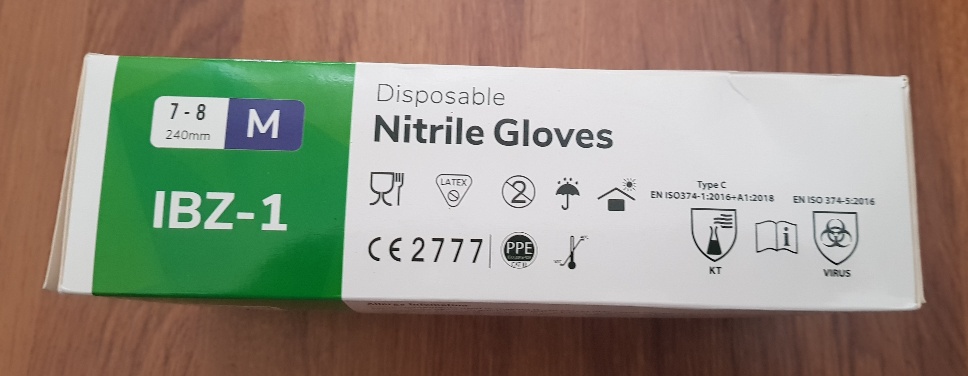 nitrile gloves stock europe